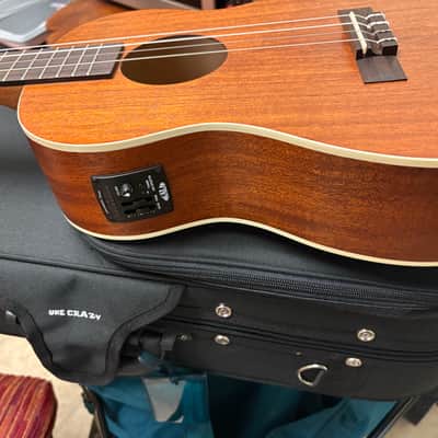Kala KA-BE Mahogany Series Acoustic/Electric Baritone Ukulele with EQ 2010s - Satin Natural image 2