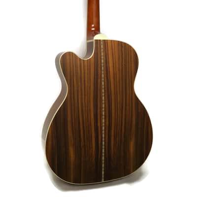 Samick Greg Bennett Design OM8CE Orchestra Cutaway Acoustic-Electric Guitar image 7