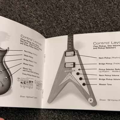 Epiphone  Case Candy Manual Poster Sticker 2010s Korina flying V explorer less Paul special Bass Dove hummingbird Allen Woody jack Casady EB-3 thunderbird SG double neck image 6