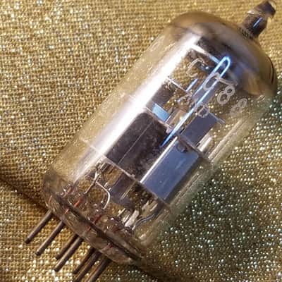 Amperex 6DJ8 tNOS AT1000 TESTED Balanced! PI Vacuum Tube Heerlen Small Halo Getter GA7 GAA GAC Bugle Boy T4bb ECC88 dual triode 1962-1968 image 10