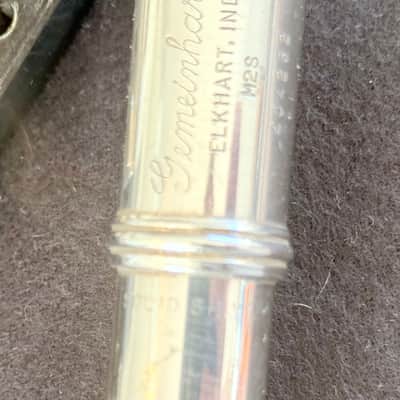 Vintage Gemeinhardt M2S Semi-Pro Solid Silver Flute - Closed Hole- 1969-1972 - Freshly Serviced by John Butler image 7