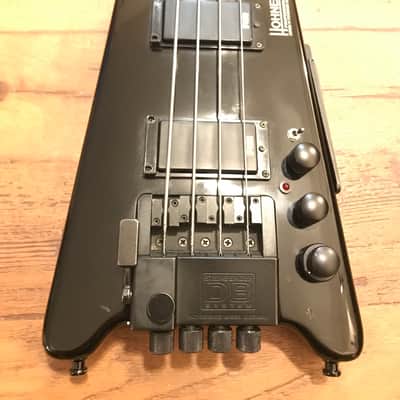 Hohner Headless Bass B2ADB B2A w/ Drop-Bridge 80s Black image 11