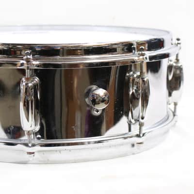 Vintage 70's Slingerland Model No. 141 Festival 5"x14" 8-Lug Chrome Over Steel Snare Drum image 6