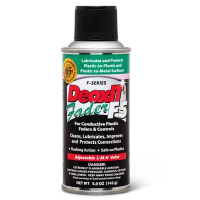 CAIG Laboratories DeoxIT Fader F5 Fader Lubricant 5% Solution - 5 oz. Spray image 1