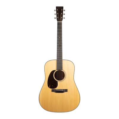 Used Martin D-18 Acoustic Guitar Left Handed - Natural image 2