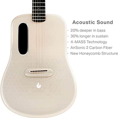 Lava Music Lava Me 3 38 inch 2022 Soft Gold "Authorized Dealer" image 2