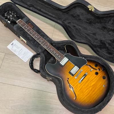 2002 Gibson ES-335 Dot - Memphis - Figured Vintage Sunburst image 2