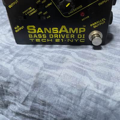 Tech 21 Sansamp Bass Driver D.I. 1994 - 2016 - Black image 5