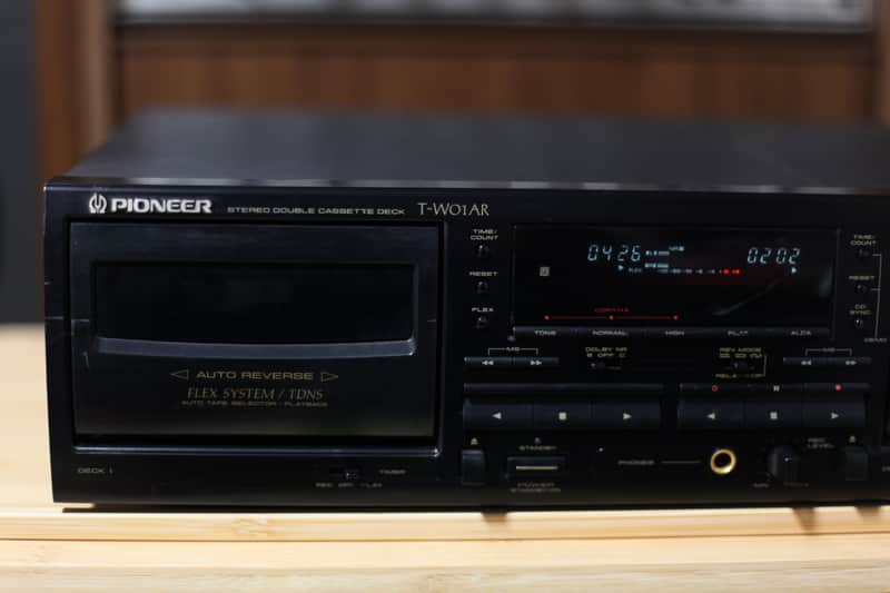 Pioneer T-W01AR Stereo Double Cassette Deck