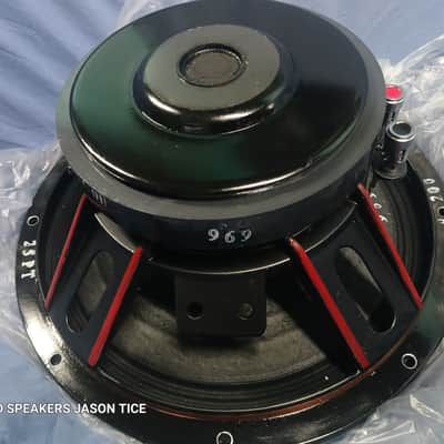 10" BASS GUITAR SPEAKER RED LINE SERIES   10" PA SPEAKER HARTKE FENDER AMPEG SUNN  KUSTOM G&K UPGRADES 100% USA MADE! ALUMINUM FRAME FREE SHIPPING image 3