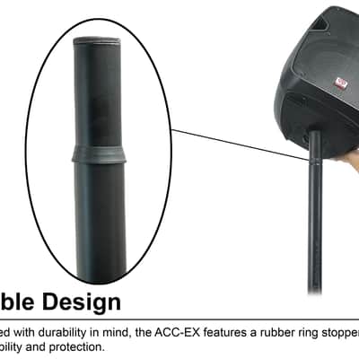 Rockville ACC-EX Accessory 21" Extension Pole For 35MM Speaker or Lighting Stand image 5