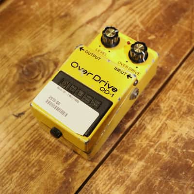 Boss OD-1 Over Drive (Black Label) 1977 - 1985 - Yellow image 1