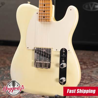 Fender 1956 Esquire Electric Guitar - Refinished Yellow with Hardshell Case - Used image 1