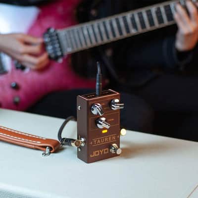 JOYO R-01 Tauren Overdrive guitar effect pedal With wide range of High-Gain 2021 Brown image 4