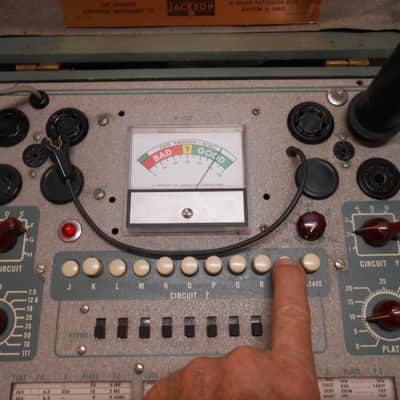 Jackson 561 Dynamic tube tester for older tubes - 2A3 - 83 - etc -working image 1