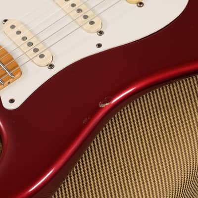 Fender USA Vintage Hot Rod '57 Stratocaster Maple Fingerboard Candy Apple Red [V174159] (04/29) image 13