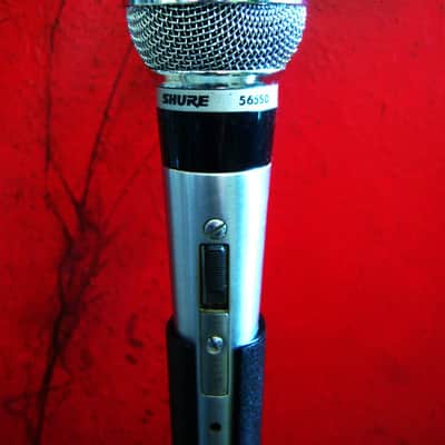 Vintage 1980's Shure 565SD Switchable Cardioid Dynamic Microphone Low Z w accessories SM58 image 10