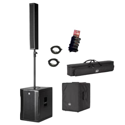 RCF Evox 12 Active Two-Way Array with 15" Subwoofer w/ Cover + XLRs image 1