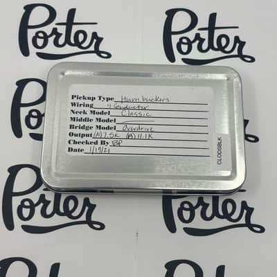 Porter Standard Classic/Overdrive Humbucker Pickup Set - Black image 2