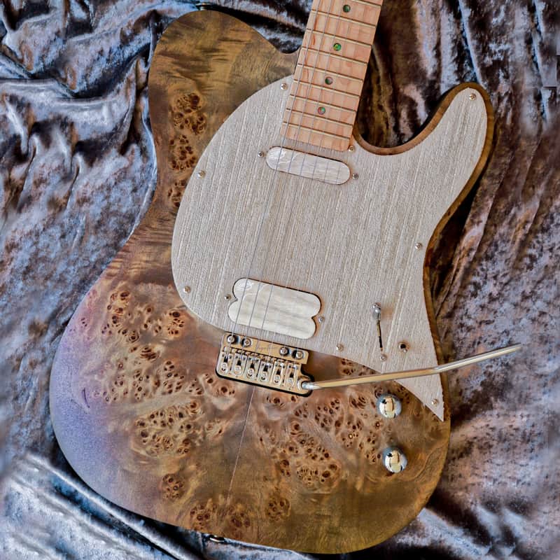 GB Liuteria Traditional Tele vegatrem - green poplar image 1