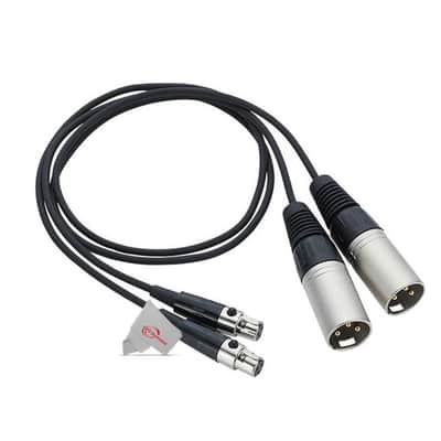 3x Zoom TXF-8 TA3 to XLR Cable (Pair) image 2