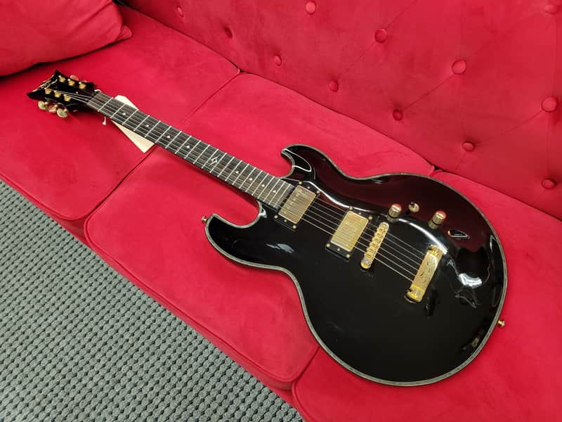 DBZ Imperial Thinline Guitar  Black image 1