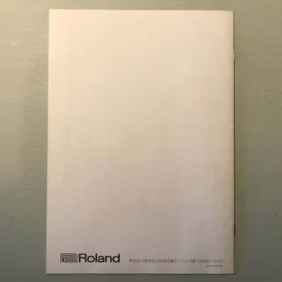 Roland TR-626 Owners Manual, Operation Chart, and Preset Rhythm Score image 7