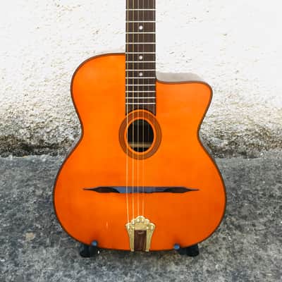Aria MM-20 Maccaferri Gypsy Jazz Manouche Oval Soundhole Acoustic Guitar image 2