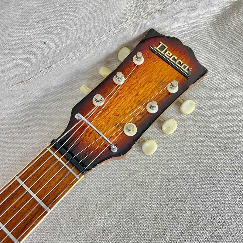 Decca DMI-501 1960s Sunburst Semi Hollow Short Scale Teisco | Reverb