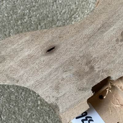 Unfinished DIY Double Cutaway Guitar Basswood Body image 5