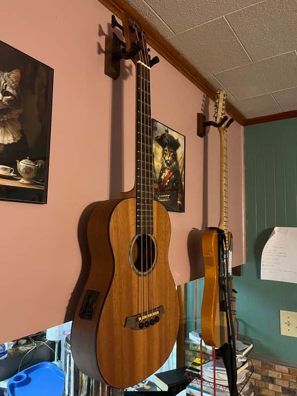Cordoba Mini II Bass MH-E Mahogany 4-String Acoustic Bass 2019 Natural image 1