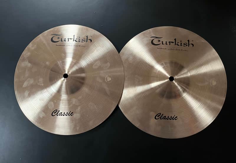 12" Turkish Classic Mini Auxiliary Hi Hats -  Video  - Made In Istanbul image 1