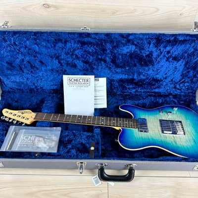 Schecter USA Custom Shop PT Custom HH - Trans Sky Blue image 16