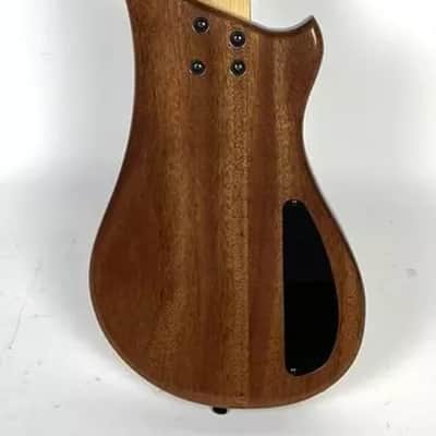 Custom Made Lefty Electric Bass Guitar Curly Maple Top Excellent Condition! image 10