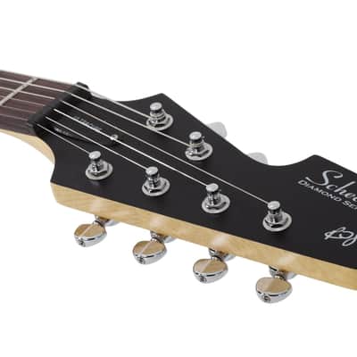 Schecter Robert Smith UltraCure Electric Guitar.Black Pearl (BLKP) image 10