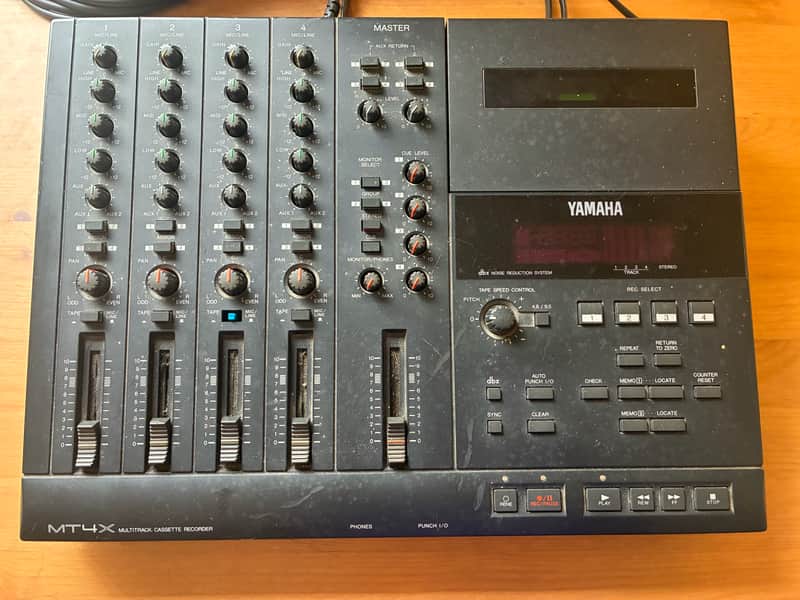 Yamaha MT4X Multitrack Cassette Recorder 1990s - Black | Reverb