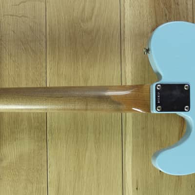 Fender Custom Shop Ron Thorn Masterbuilt 50's Tele Thinline Journeyman Relic P90s Daphne Blue R95417 image 3