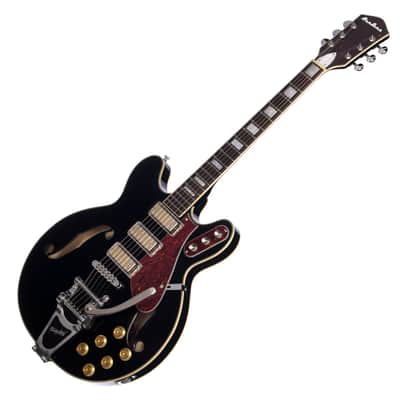 Airline Guitars H78 Black image 5