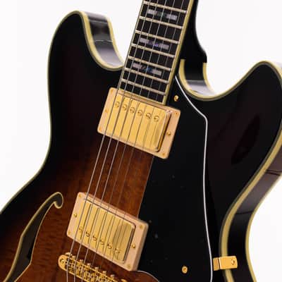 Ibanez JSM100-VT John Scofield Signature Semi-Hollowbody Electric Guitar 2026 Vintage Sunburst 3858gr image 6