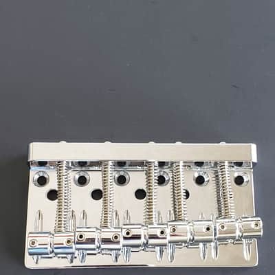 5 String Bass Bridge Chrome image 1