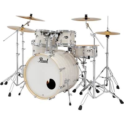 Pearl Export New Fusion 5-Piece Drum Set With Hardware 2024 - Slipstream white image 4