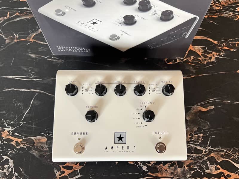 Blackstar AMPED 1 Dept. 10 100-Watt Guitar Amp Pedal 2022 - Present - White image 1