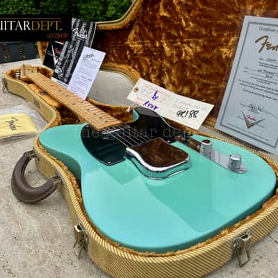 ♚ EXCEPTIONAL ♚ 2006 FENDER Custom Shop '51 NOCASTER 'NOS' ♚ AA BIRDSEYE ♚ SEAFOAM GREEN♚ Telecaster image 3
