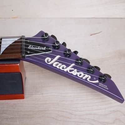 Jackson Randy Rhoads V RR Standard MIJ Neck Thru 1993 Blue Purple Japan w/ Bag image 3