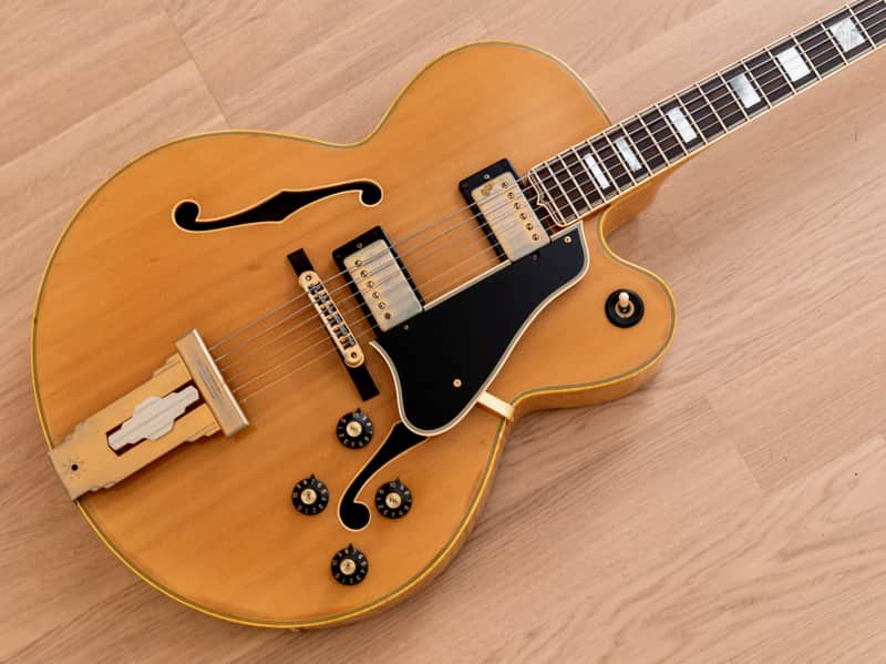 1977 Greco L-200 Vintage Archtop Blonde L-5 CES w/ Maxon U-2000