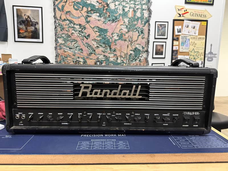 Randall Thrasher 120 2-Channel 120-Watt Tube Guitar Amp Head 2010s - Black image 1