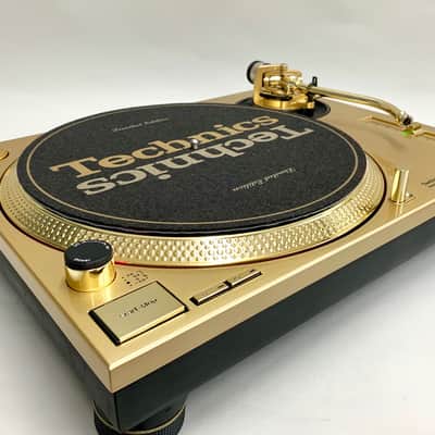 2 Technics SL-1200 MK3 Custom Gold Turntables with New M44G (SHURE