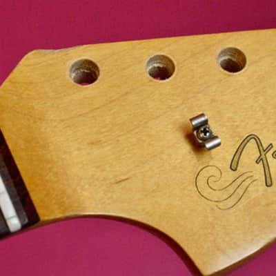 Vintage 1963 PRE-CBS Fender Jazzmaster Project Neck - Killer Tone Wood - Clay Dot RW Board! image 7