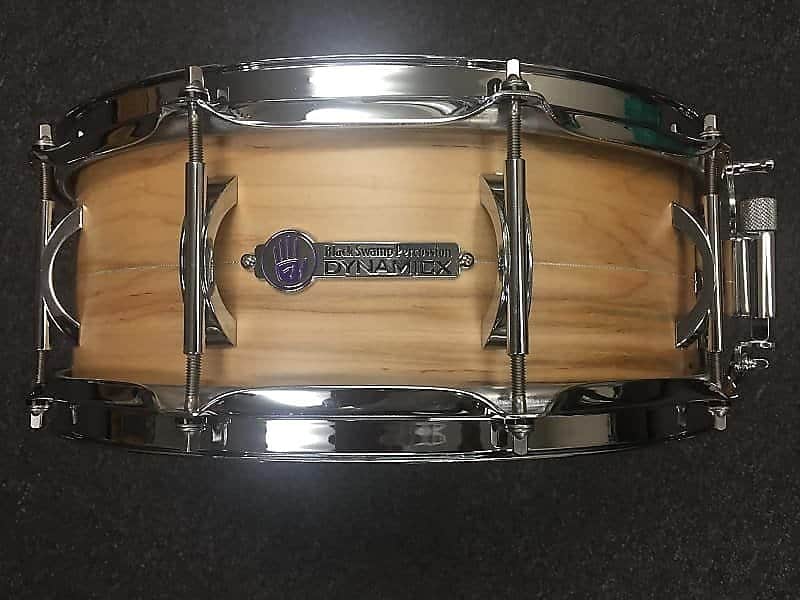 Black Swamp 5.5x14" Dynamicx LIVE! Series Ambrosia Maple Snare Drum Natural Satin (Special Order) image 1