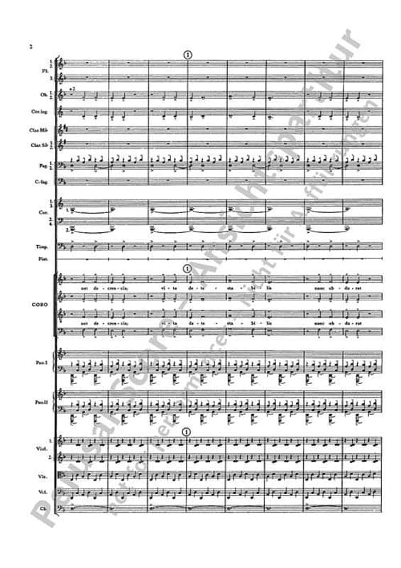 Carmina Burana Score Full Score image 1